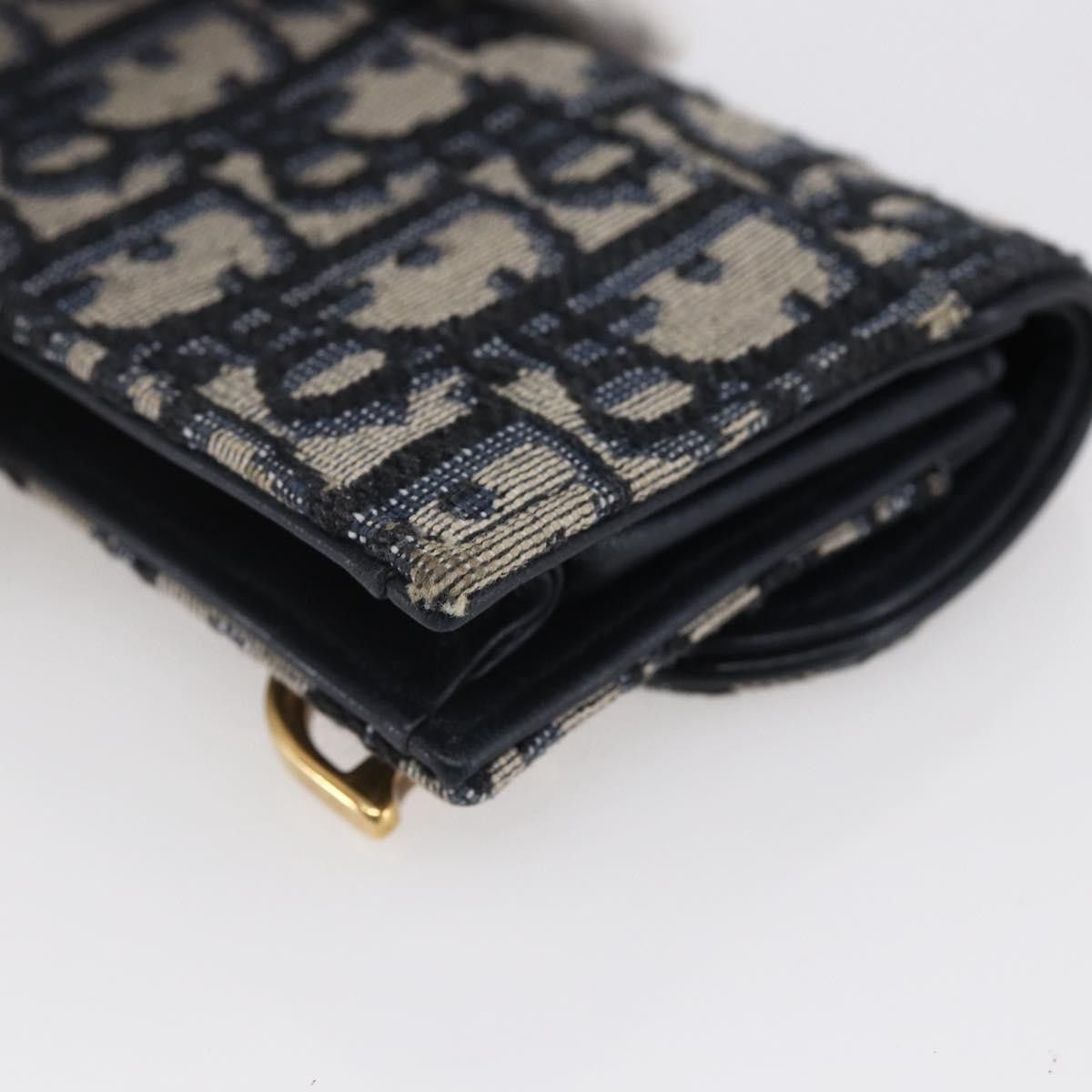 Dior Christian Dior Saddle Card Case Oblique Canvas Size ONE SIZE - 10 Thumbnail