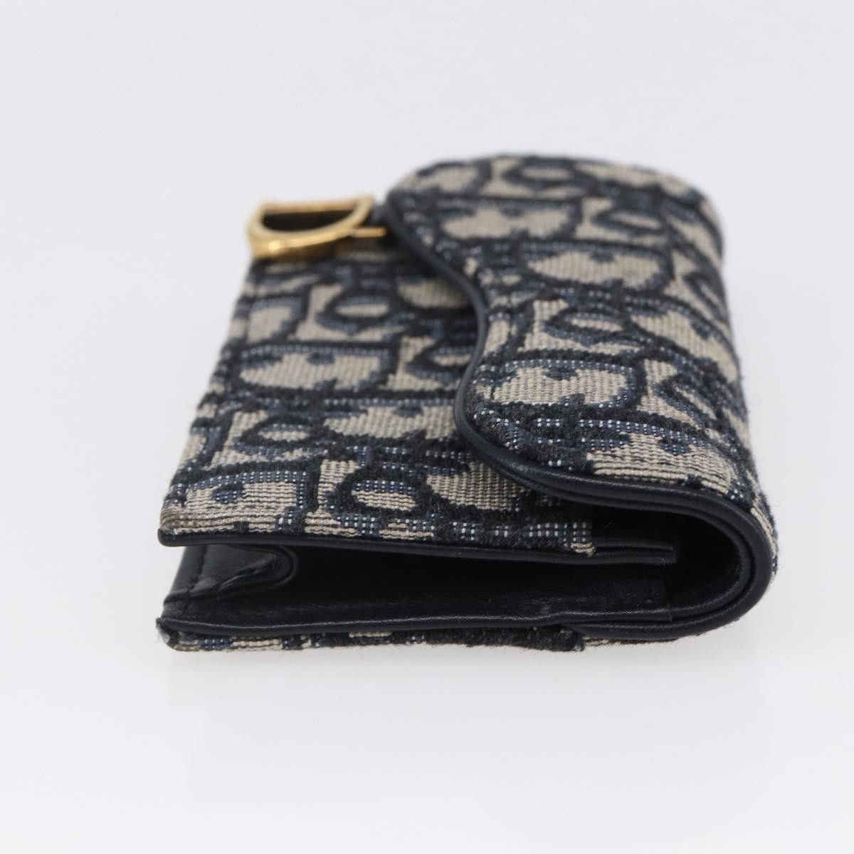 Dior Christian Dior Saddle Card Case Oblique Canvas Size ONE SIZE - 4 Thumbnail