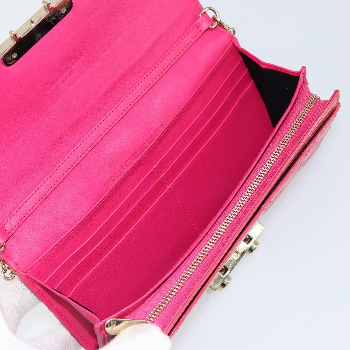 Dior Christian Dior New Lock Pouch Cannage Quilt Patent Size ONE SIZE - 5 Thumbnail