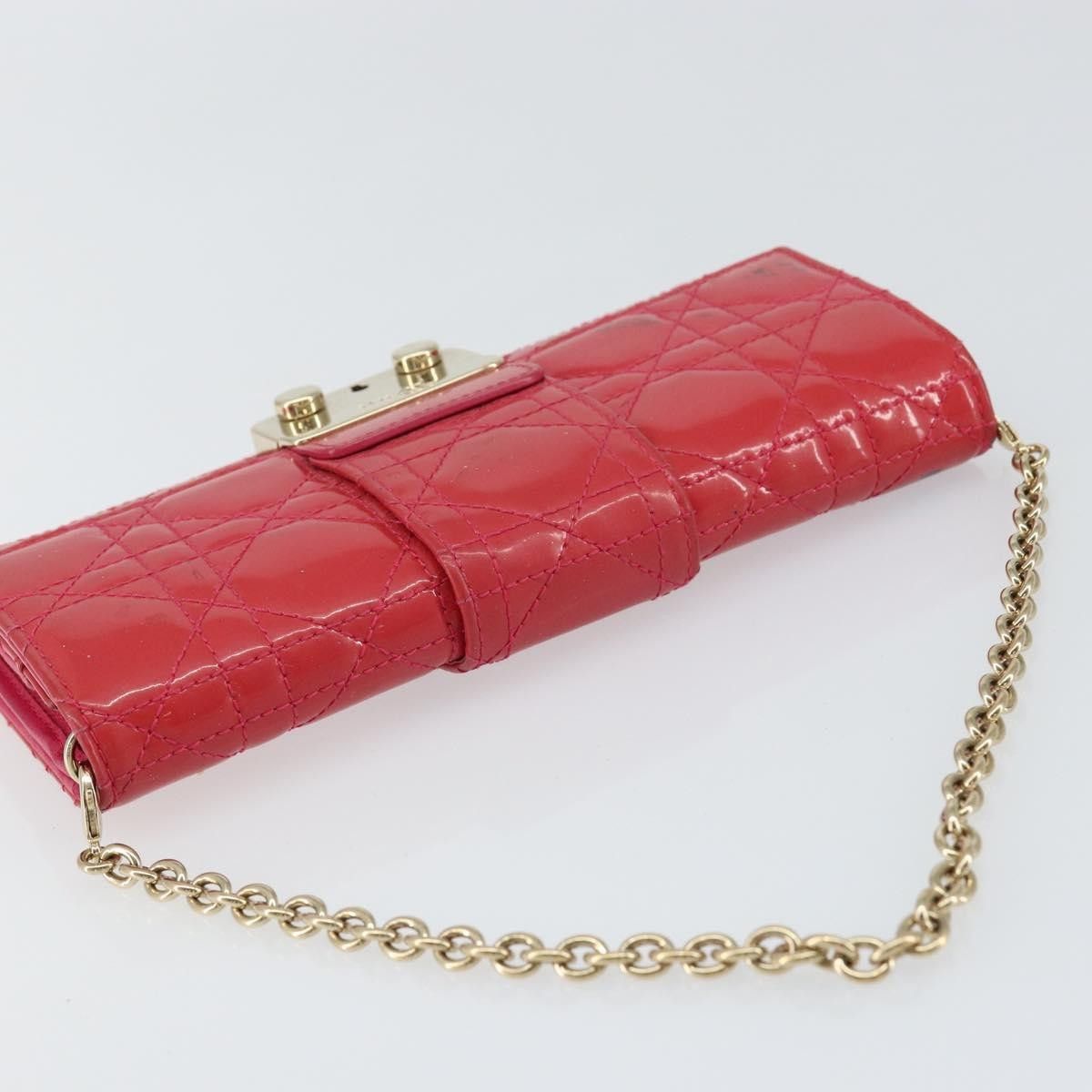 Dior Christian Dior New Lock Pouch Cannage Quilt Patent Size ONE SIZE - 7 Thumbnail