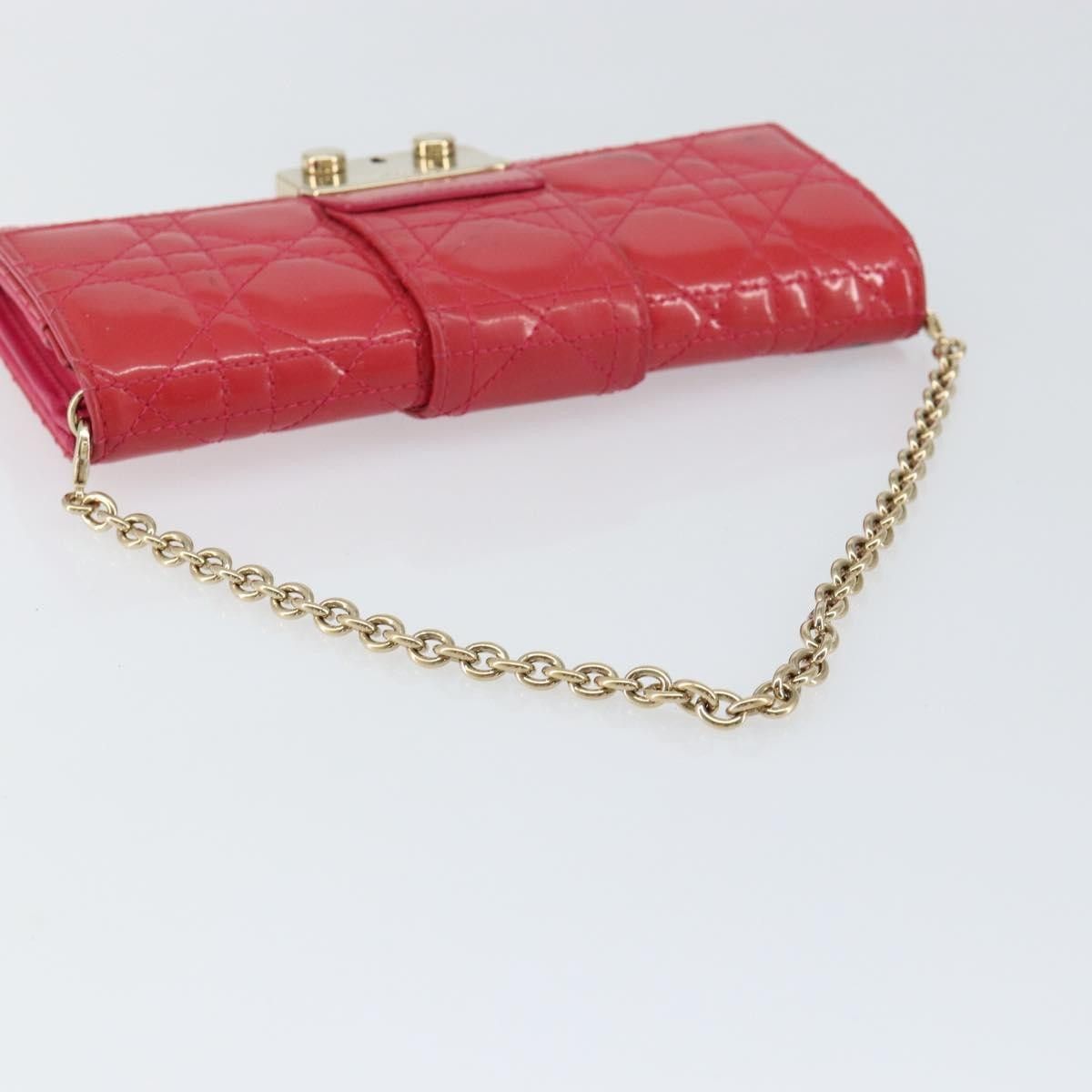 Dior Christian Dior New Lock Pouch Cannage Quilt Patent Size ONE SIZE - 19 Thumbnail