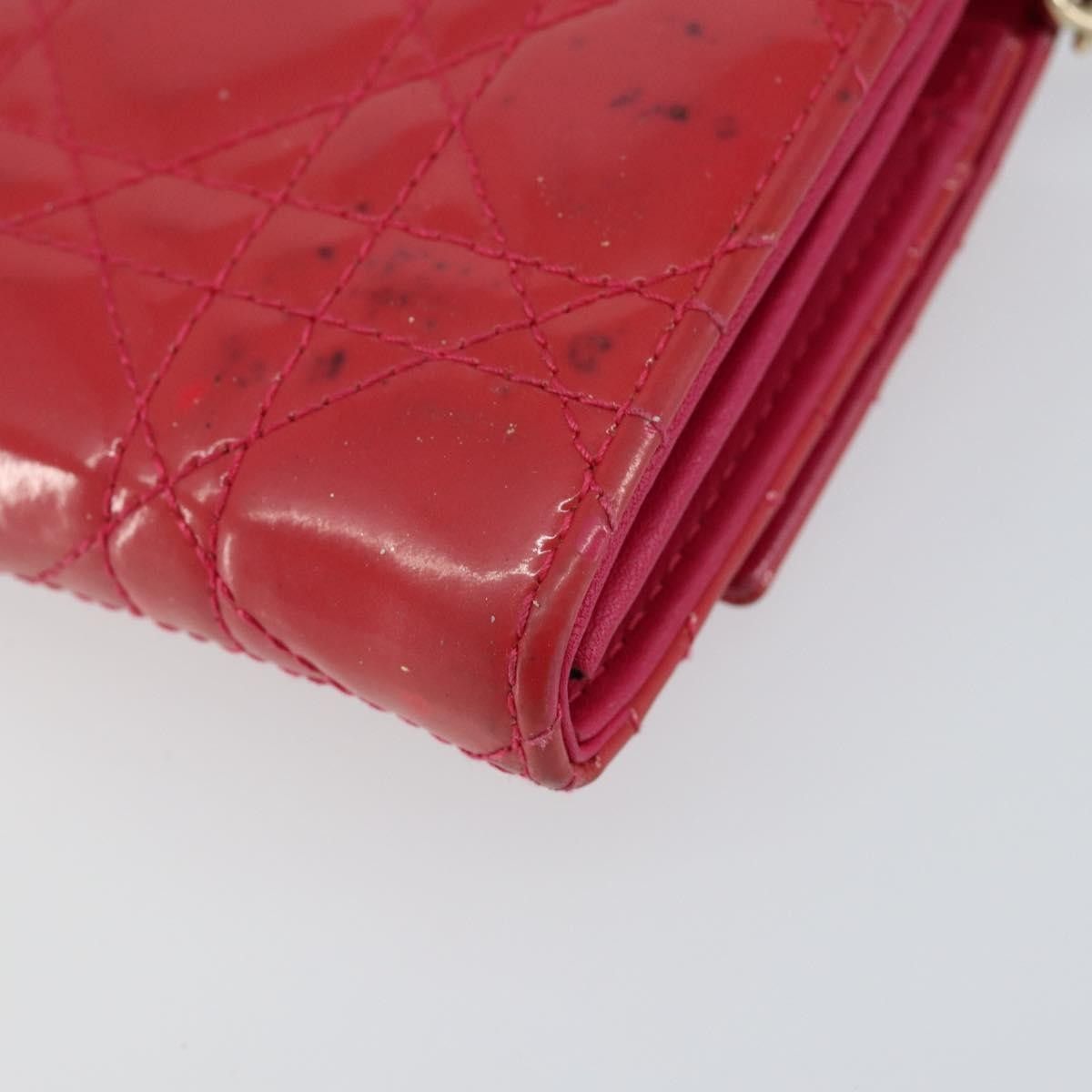 Dior Christian Dior New Lock Pouch Cannage Quilt Patent Size ONE SIZE - 10 Thumbnail