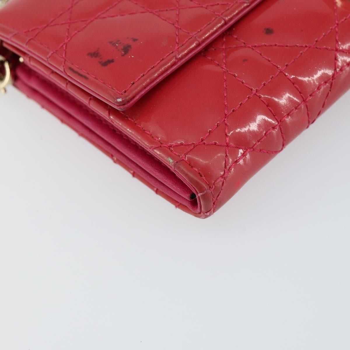 Dior Christian Dior New Lock Pouch Cannage Quilt Patent Size ONE SIZE - 8 Thumbnail