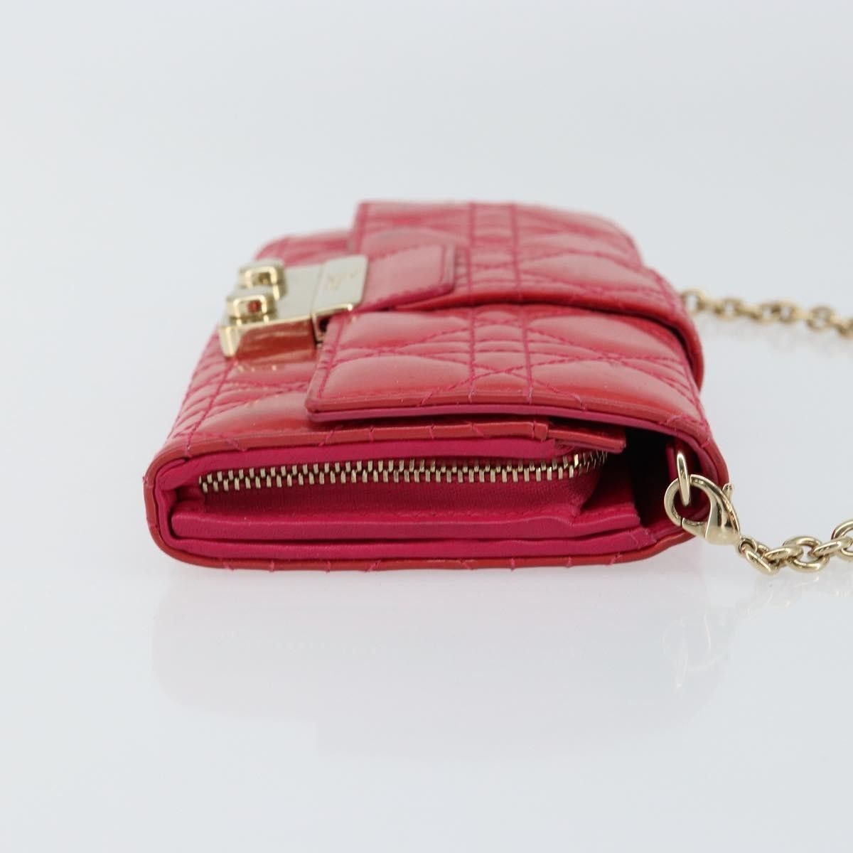 Dior Christian Dior New Lock Pouch Cannage Quilt Patent Size ONE SIZE - 3 Thumbnail