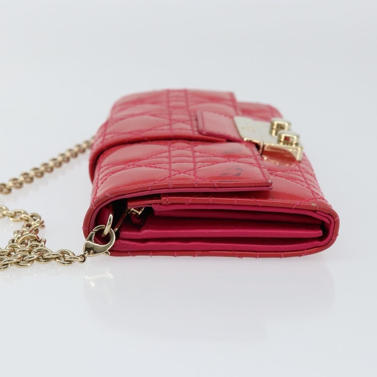 Dior Christian Dior New Lock Pouch Cannage Quilt Patent Size ONE SIZE - 4 Thumbnail