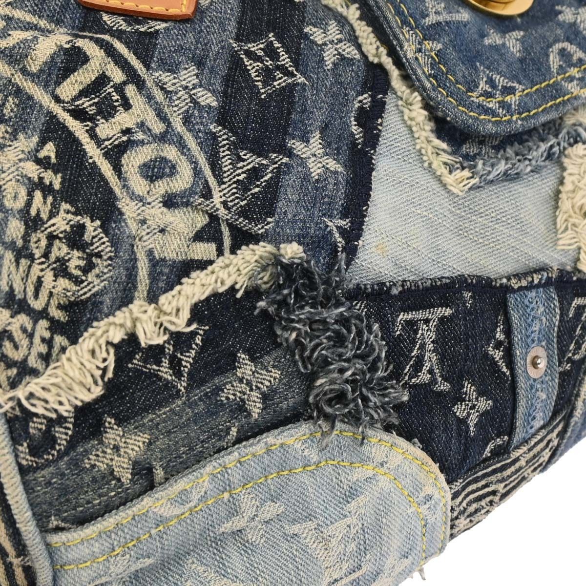 Louis Vuitton Louis Vuitton Patchwork Speedy Bag Denim Size ONE SIZE - 8 Thumbnail