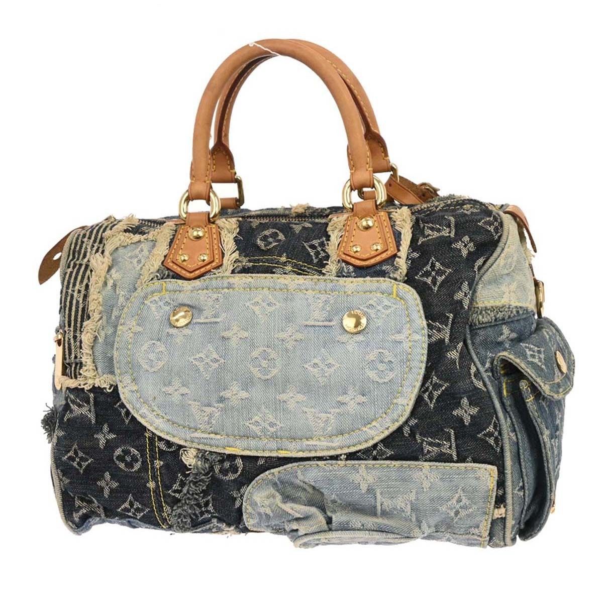 Louis Vuitton Louis Vuitton Patchwork Speedy Bag Denim Size ONE SIZE - 2 Thumbnail