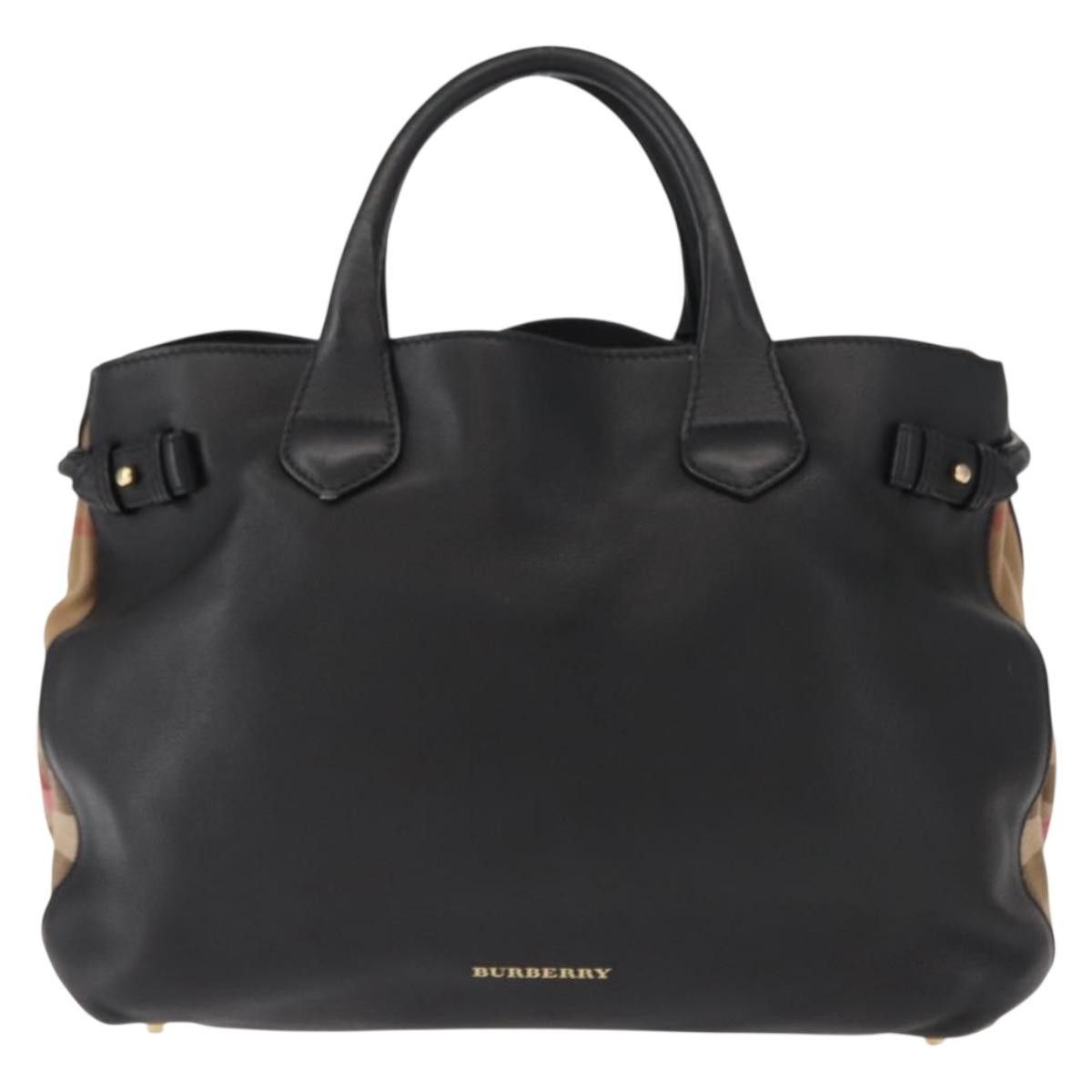 Burberry Burberry Banner Tote Leather Size ONE SIZE - 24 Thumbnail