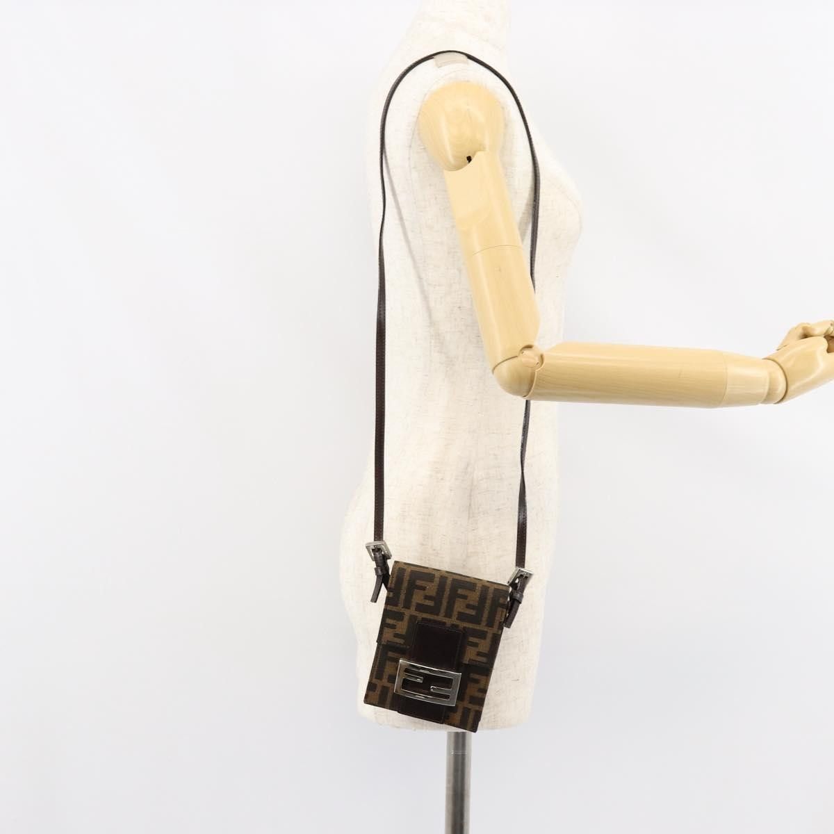 Fendi Fendi Vintage Flap Clutch Zucca canvas Size ONE SIZE - 15 Thumbnail