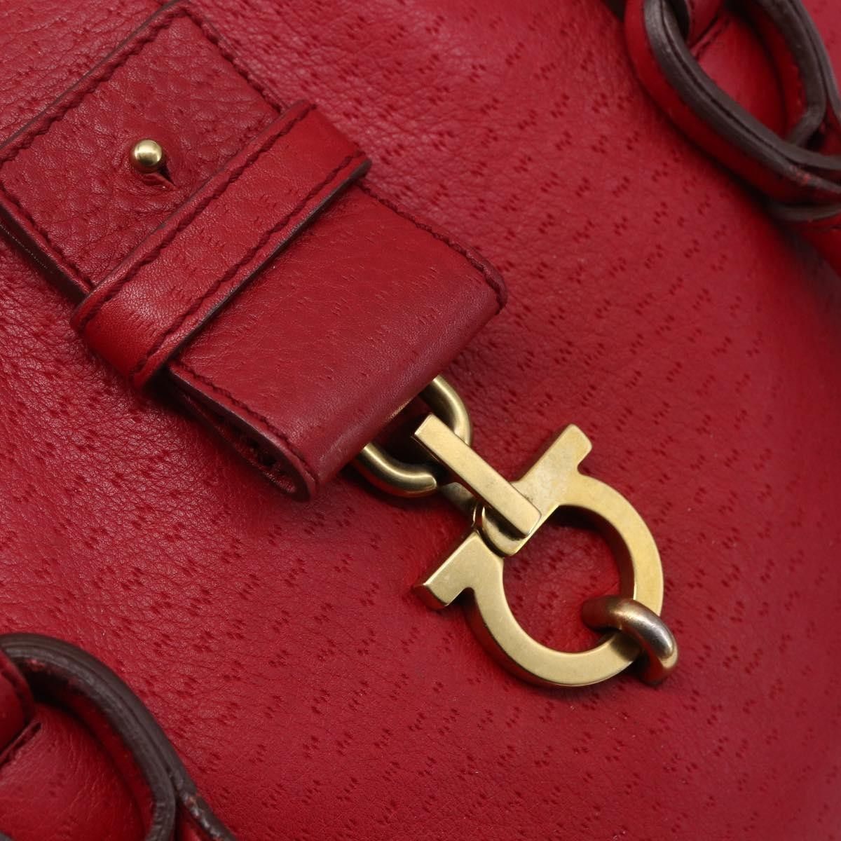 Salvatore Ferragamo Salvatore Ferragamo Vintage Handbag Leather Size ONE SIZE - 12 Thumbnail