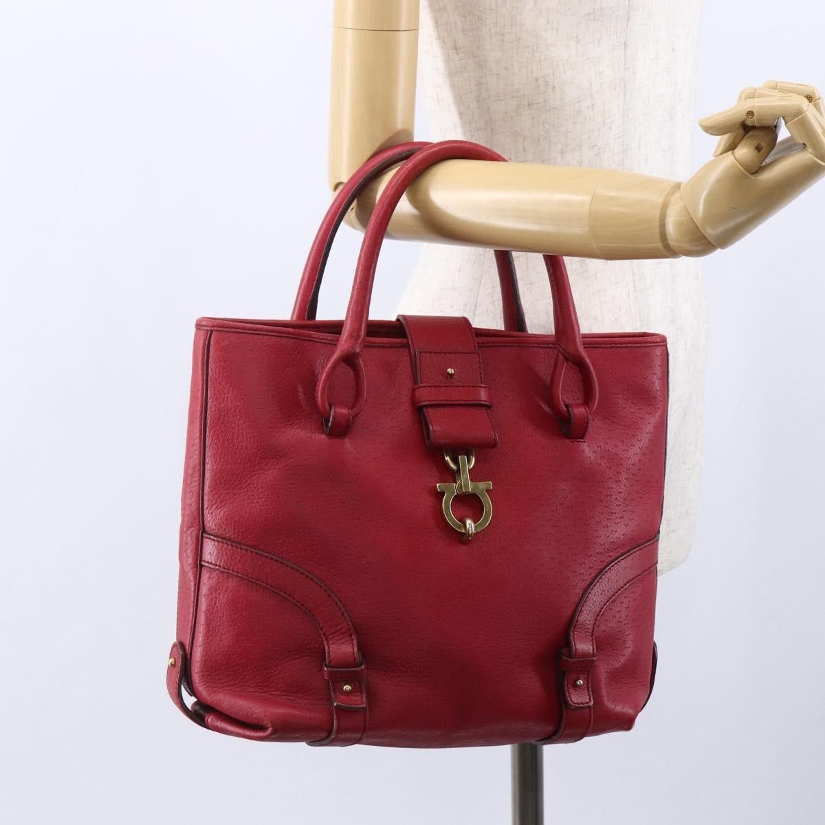 Salvatore Ferragamo Salvatore Ferragamo Vintage Handbag Leather Size ONE SIZE - 13 Thumbnail