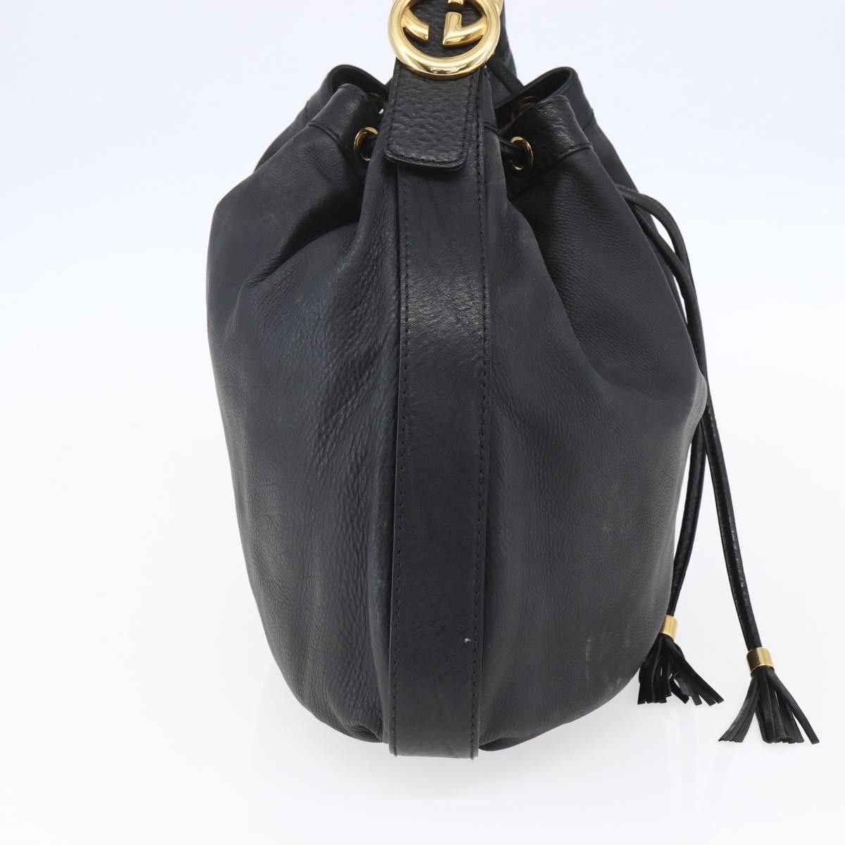 Gucci Gucci Interlocking Icon Drawstring Hobo Leather Size ONE SIZE - 3 Thumbnail