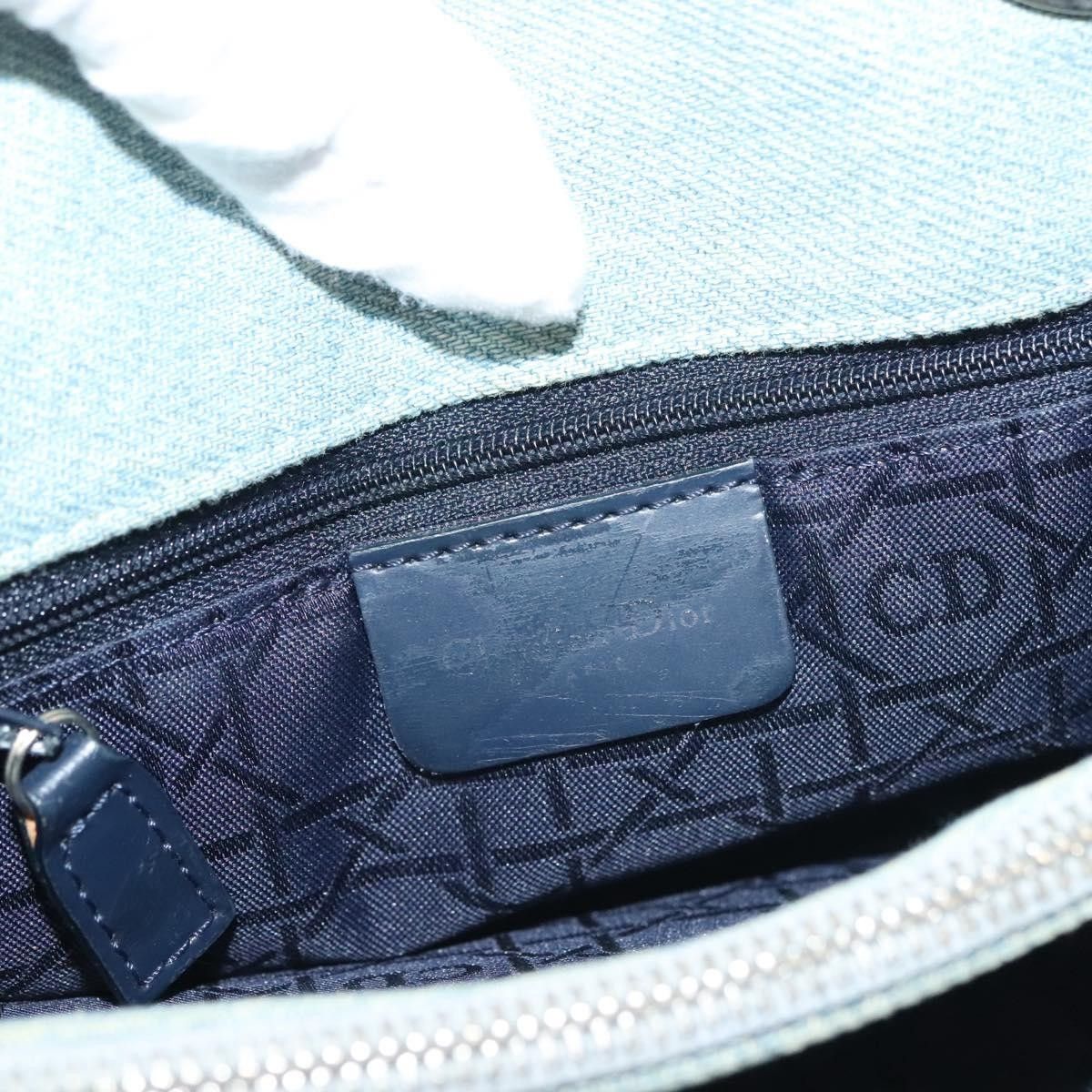 Dior Christian Dior Vintage Lady Dior Cannage Quilt Denim Size ONE SIZE - 6 Thumbnail