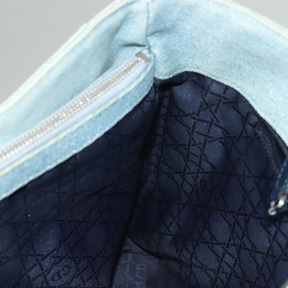 Dior Christian Dior Vintage Lady Dior Cannage Quilt Denim Size ONE SIZE - 18 Thumbnail
