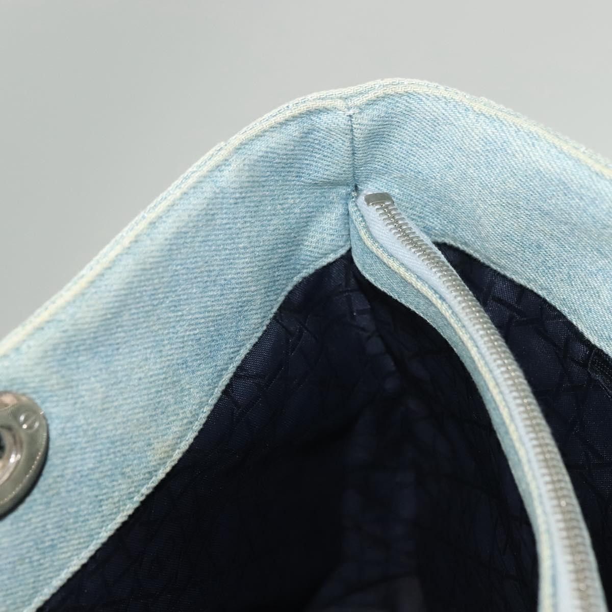 Dior Christian Dior Vintage Lady Dior Cannage Quilt Denim Size ONE SIZE - 19 Thumbnail