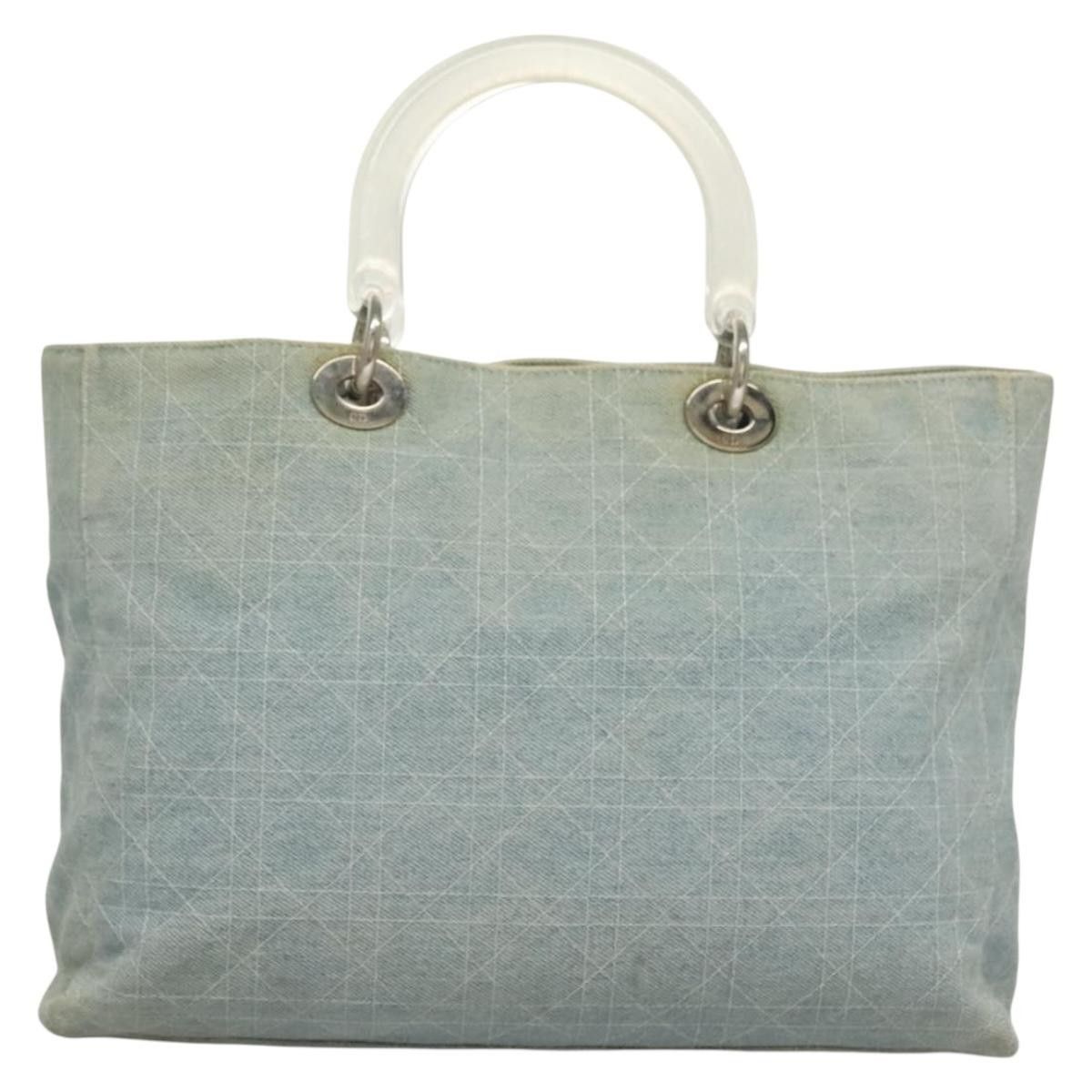 Dior Christian Dior Vintage Lady Dior Cannage Quilt Denim Size ONE SIZE - 2 Thumbnail