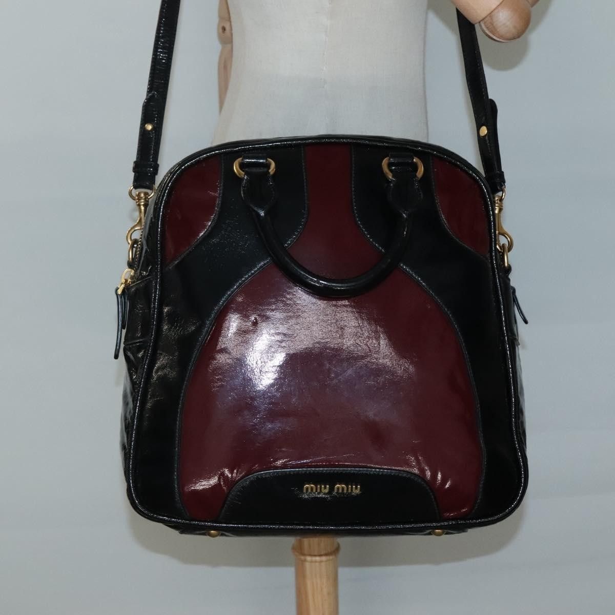Miu Miu Miu Miu Convertible Satchel Bag Leather Size ONE SIZE - 16 Thumbnail