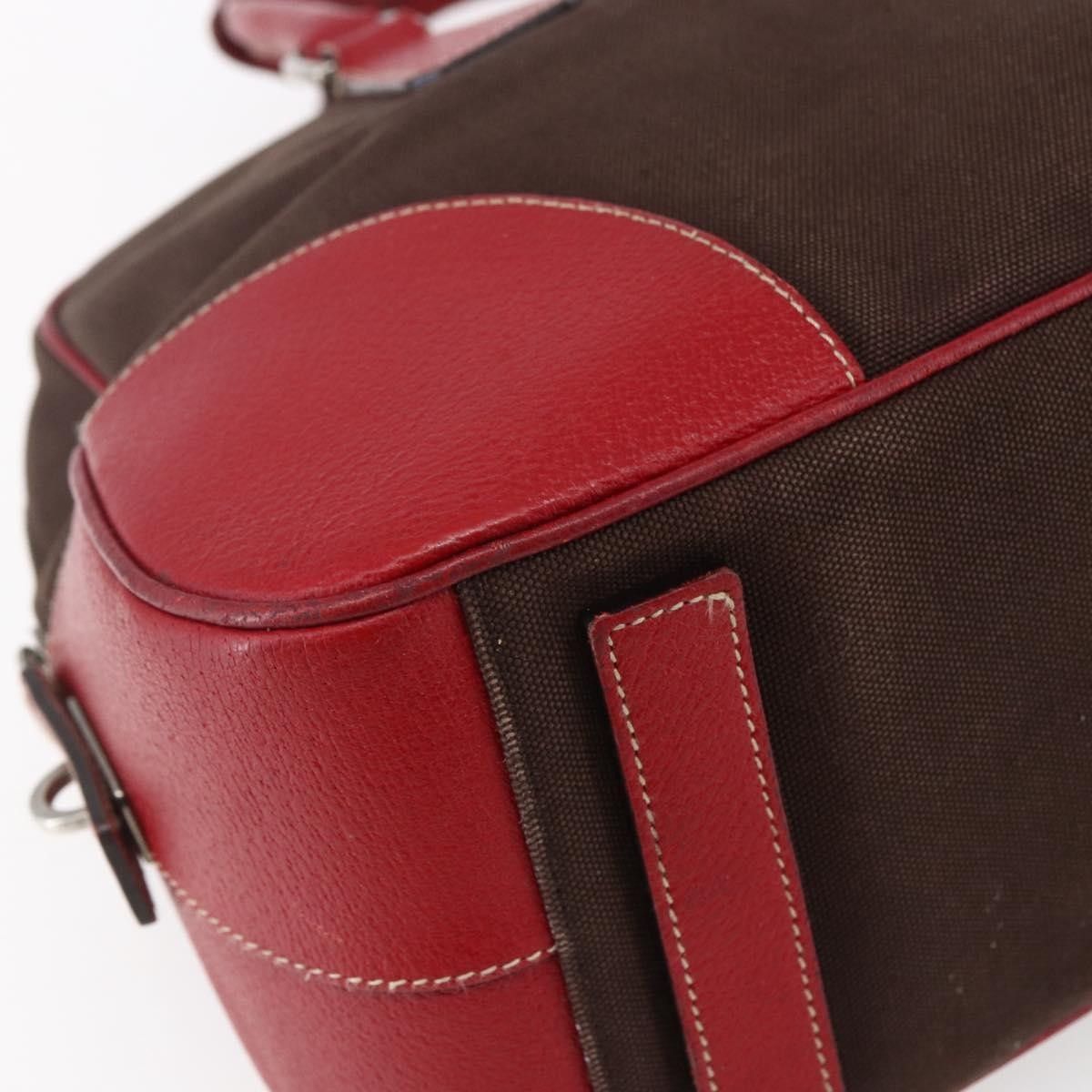 Prada Prada Bowler Bag Canvas with Leather Size ONE SIZE - 10 Thumbnail