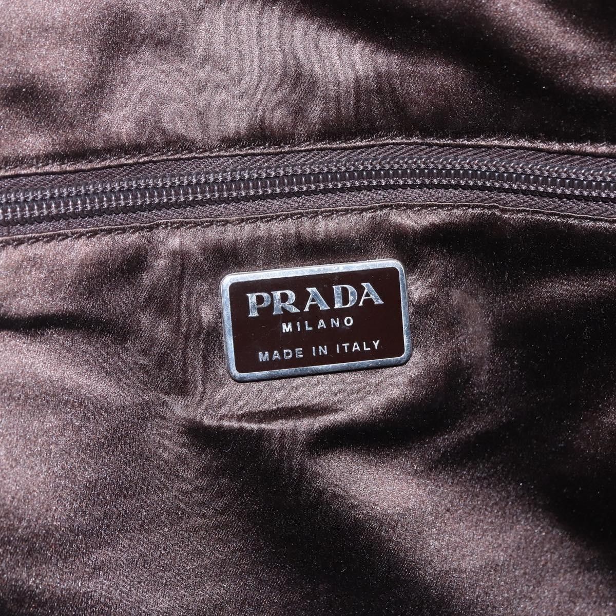 Prada Prada Bowler Bag Canvas with Leather Size ONE SIZE - 6 Thumbnail