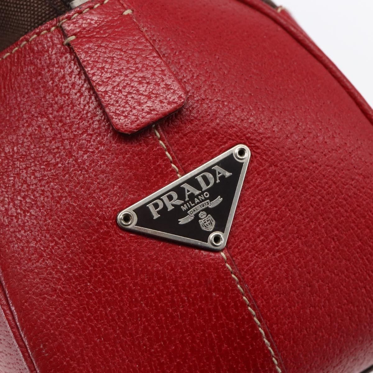 Prada Prada Bowler Bag Canvas with Leather Size ONE SIZE - 16 Thumbnail