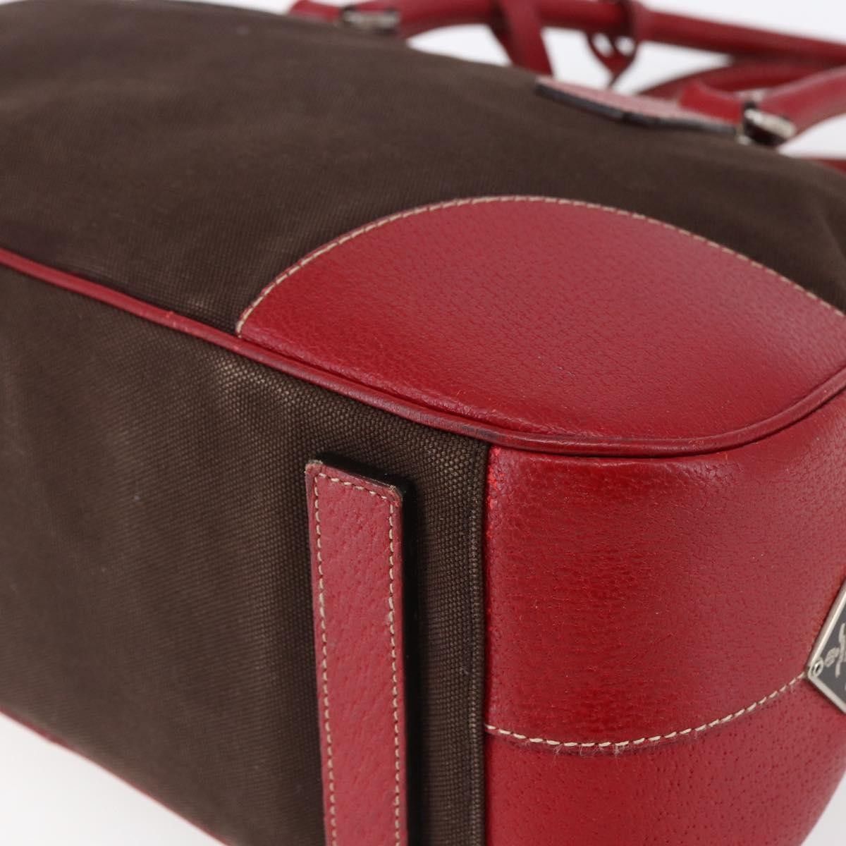 Prada Prada Bowler Bag Canvas with Leather Size ONE SIZE - 12 Thumbnail