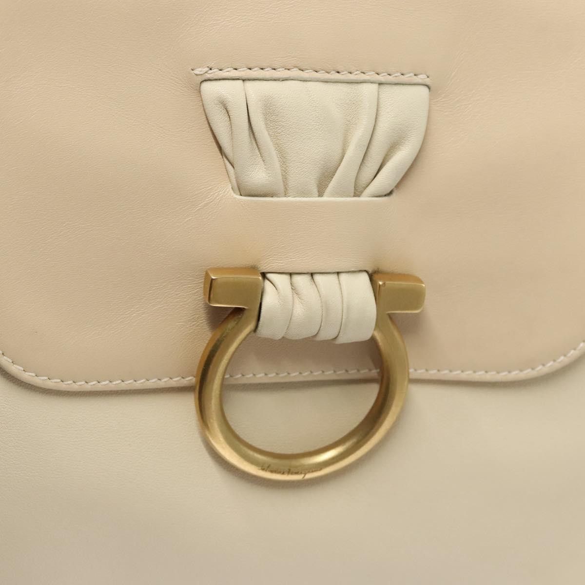 Salvatore Ferragamo Salvatore Ferragamo Gancini Shoulder Bag Leather Size ONE SIZE - 12 Thumbnail
