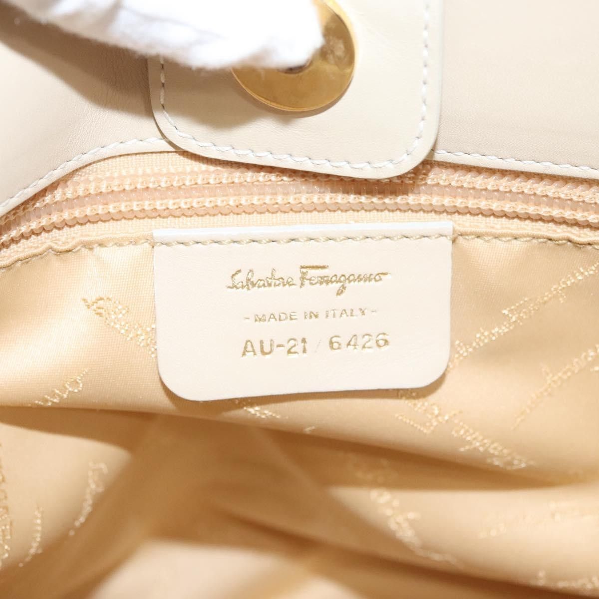 Salvatore Ferragamo Salvatore Ferragamo Gancini Shoulder Bag Leather Size ONE SIZE - 6 Thumbnail