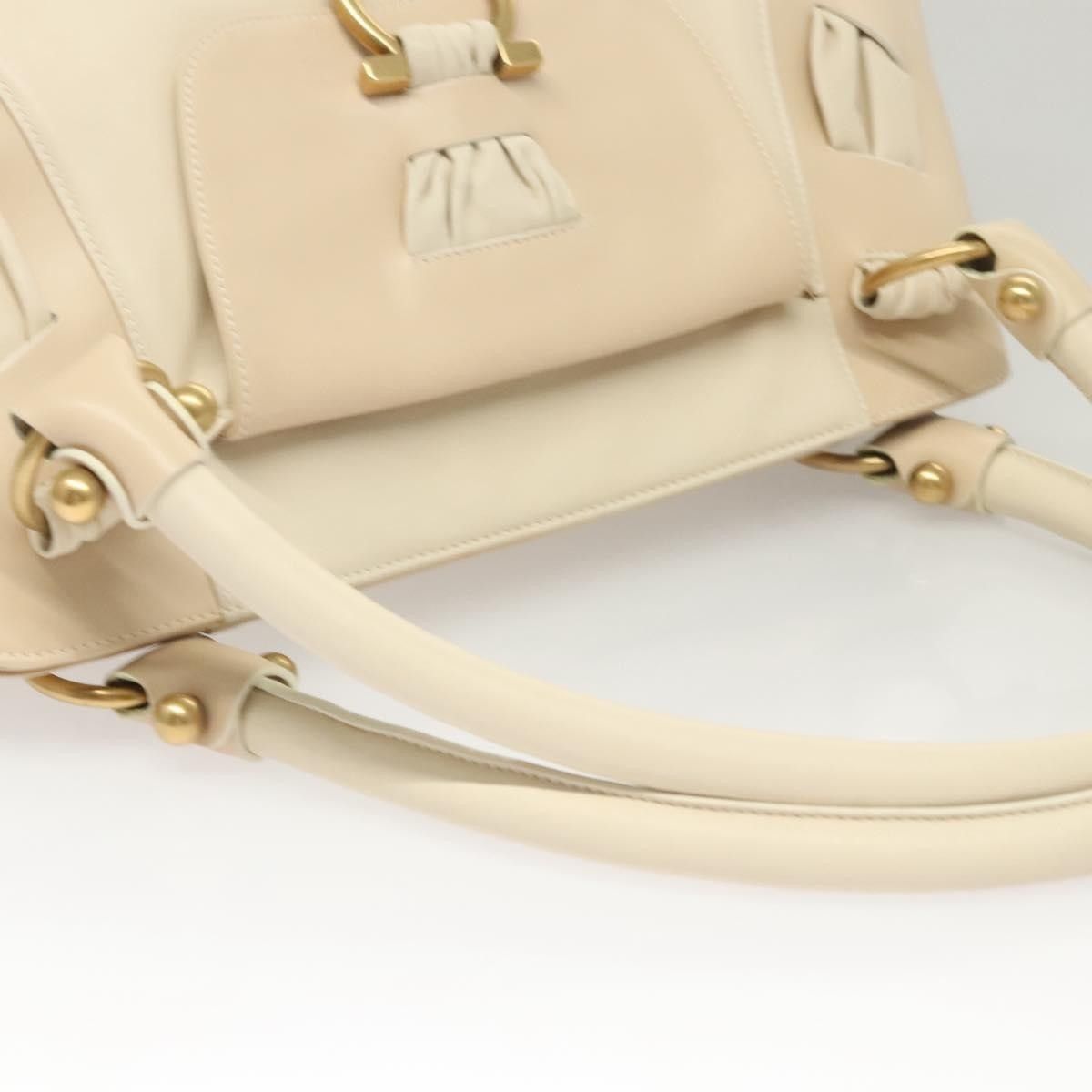 Salvatore Ferragamo Salvatore Ferragamo Gancini Shoulder Bag Leather Size ONE SIZE - 14 Thumbnail