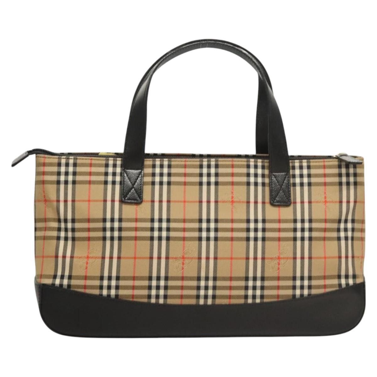 Burberry Burberry Nova Check Handbag Nova Check Canvas and leather Size ONE SIZE - 2 Thumbnail