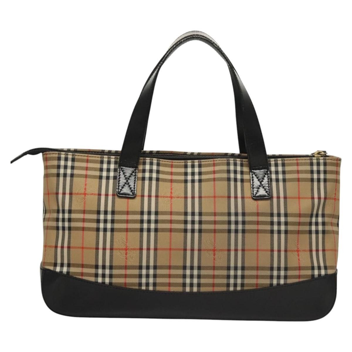 Burberry Burberry Nova Check Handbag Nova Check Canvas and leather Size ONE SIZE - 2 Thumbnail