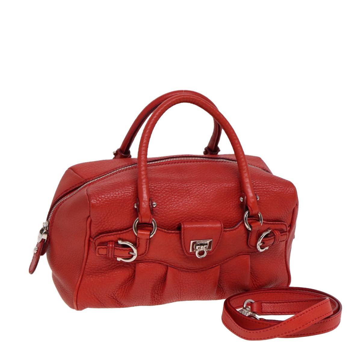Salvatore Ferragamo Salvatore Ferragamo Gancini Buckle Shoulder Bag Leather Size ONE SIZE - 13 Thumbnail
