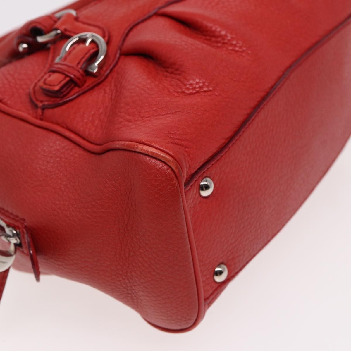 Salvatore Ferragamo Salvatore Ferragamo Gancini Buckle Shoulder Bag Leather Size ONE SIZE - 8 Thumbnail