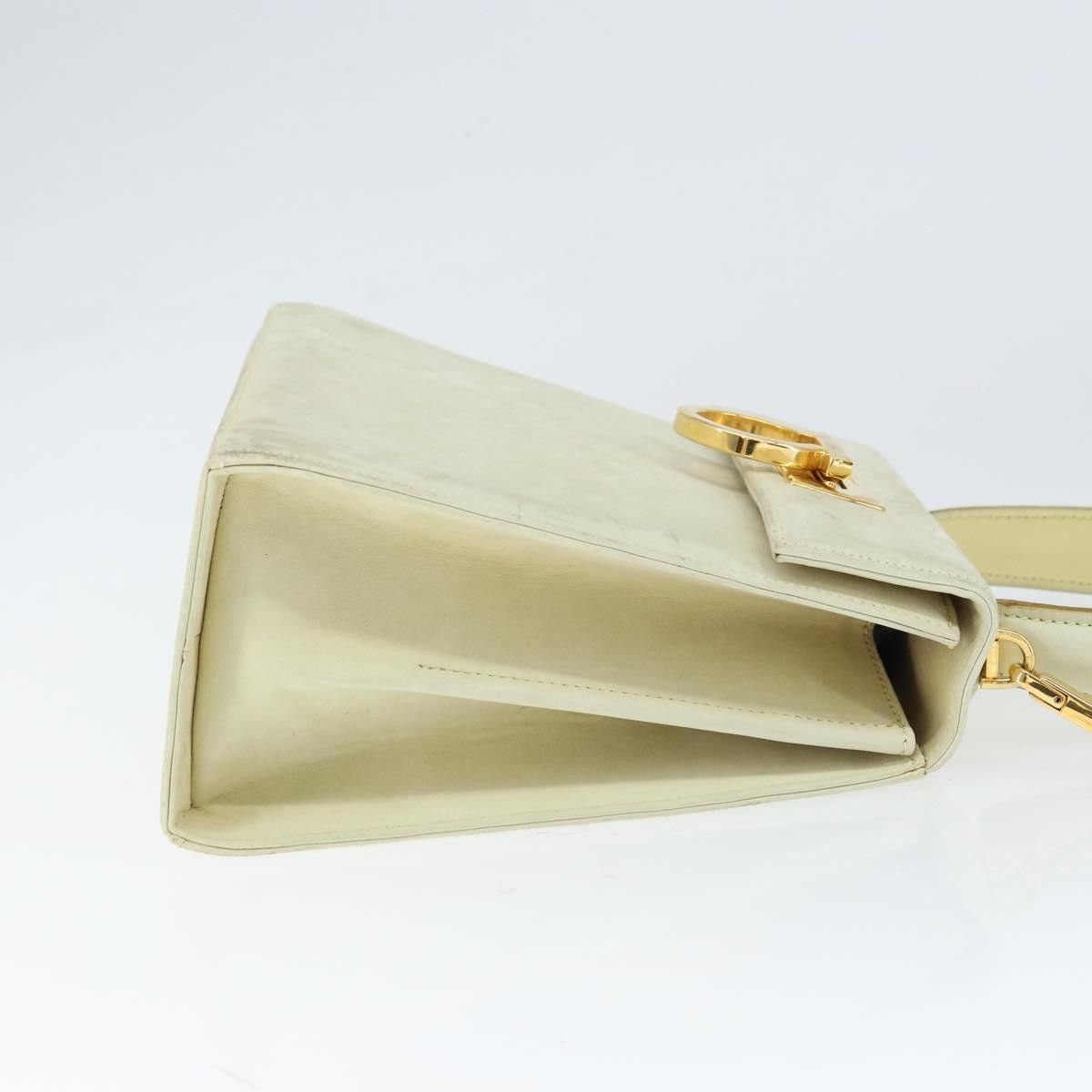 Salvatore Ferragamo Salvatore Ferragamo Gancini Convertible Top Handle Bag Suede Size ONE SIZE - 3 Thumbnail