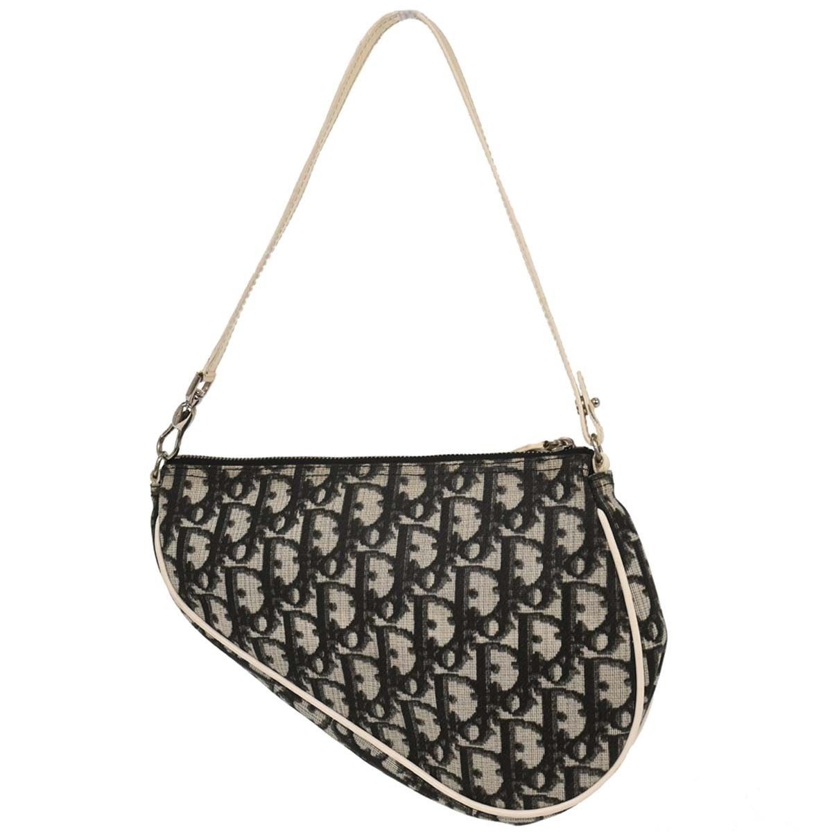 Dior Christian Dior Vintage Saddle Bag Diorissimo Canvas Size ONE SIZE - 2 Thumbnail