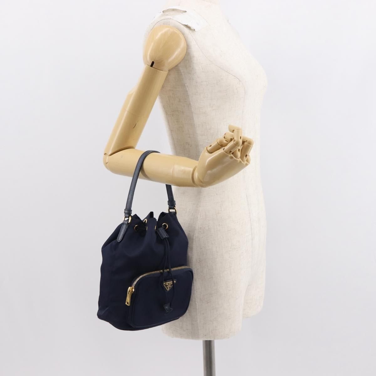Prada Prada Drawstring Bucket Bag Tessuto Size ONE SIZE - 15 Thumbnail