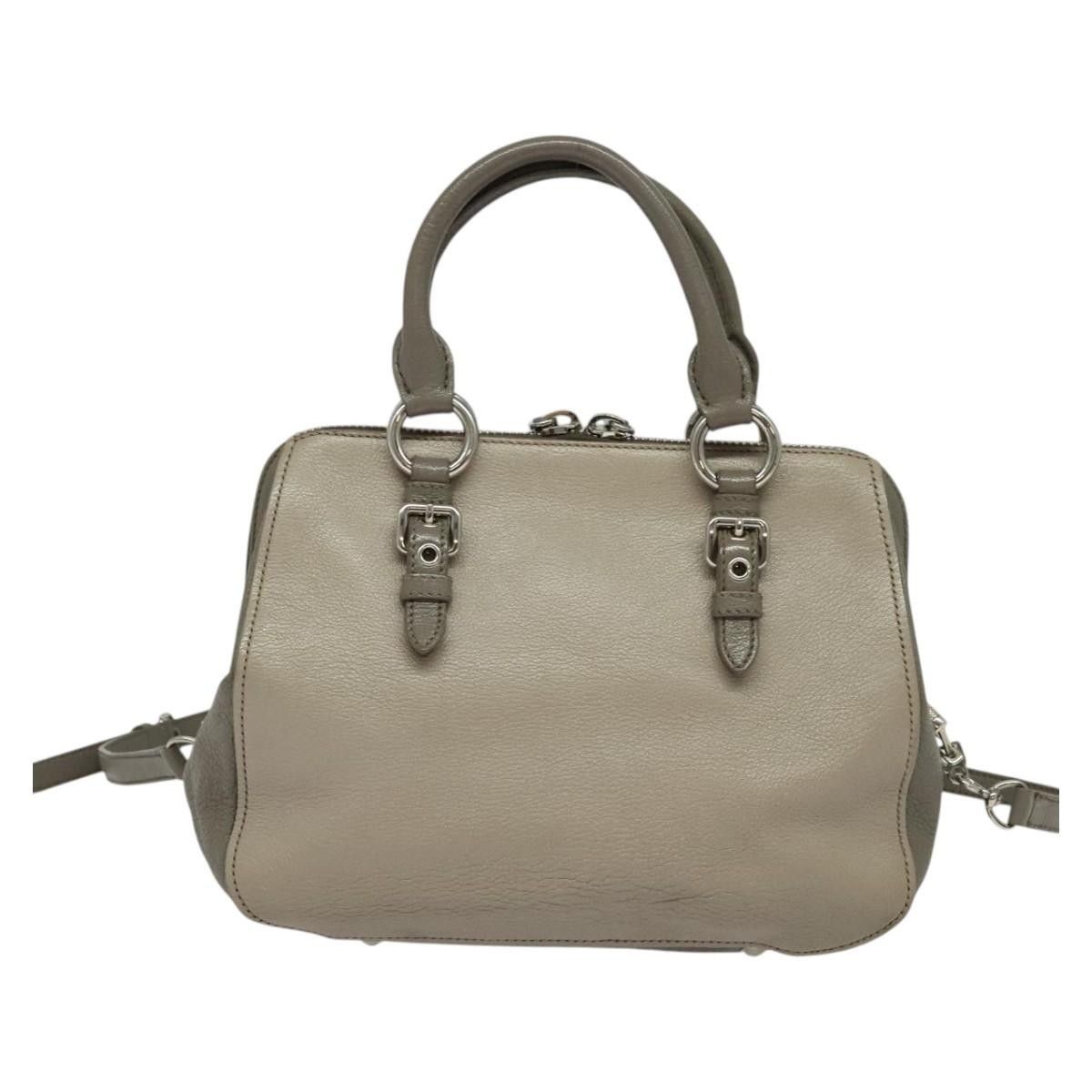 Miu Miu Miu Miu Madras Bowler Bag Leather Size ONE SIZE - 2 Thumbnail