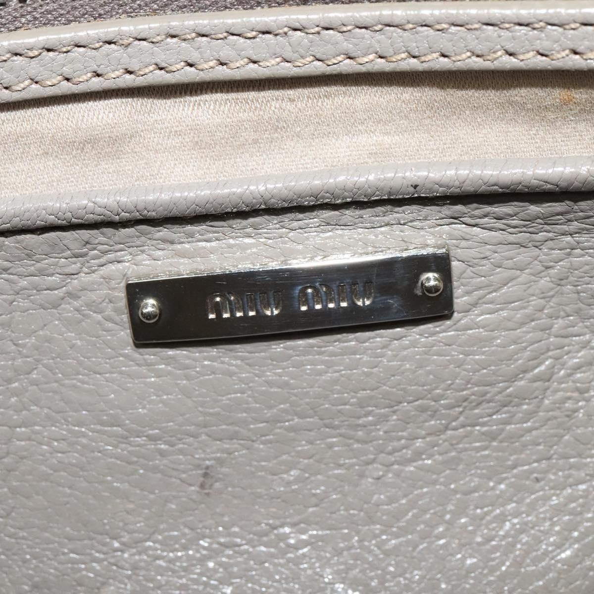Miu Miu Miu Miu Madras Bowler Bag Leather Size ONE SIZE - 6 Thumbnail
