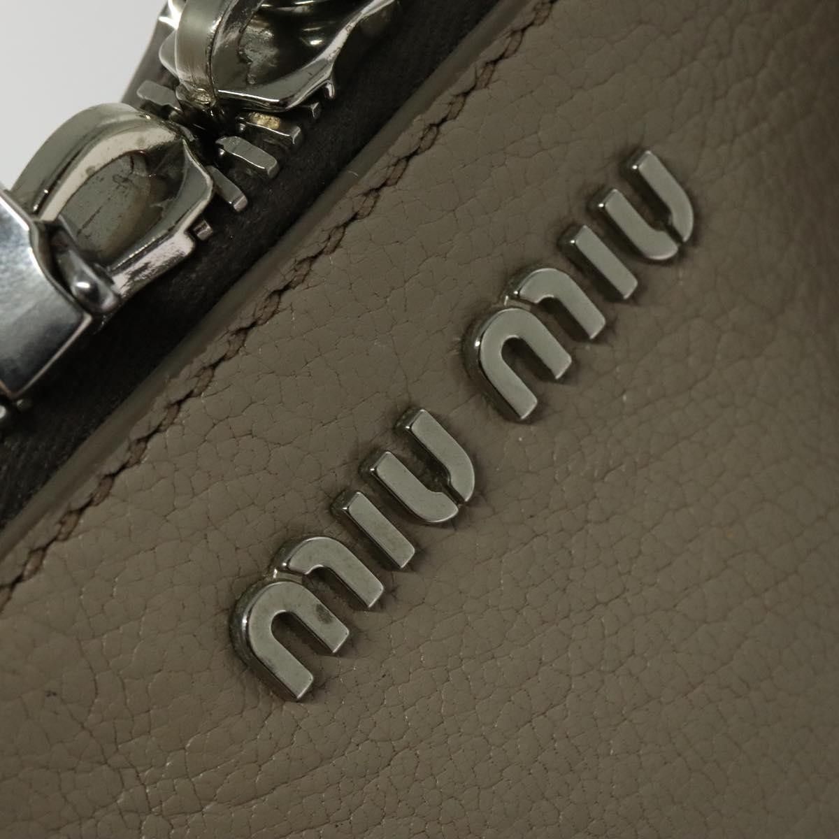 Miu Miu Miu Miu Madras Bowler Bag Leather Size ONE SIZE - 14 Thumbnail