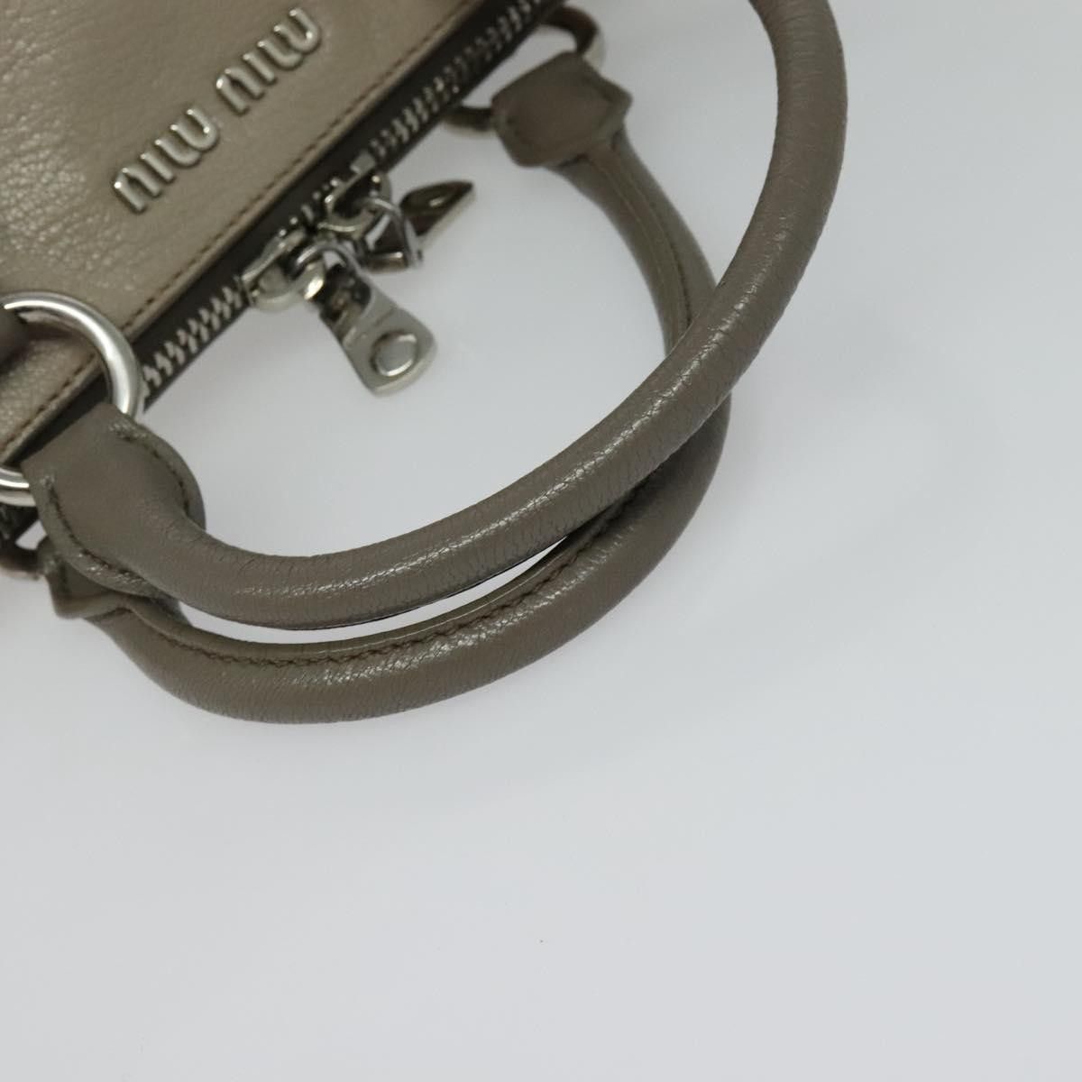 Miu Miu Miu Miu Madras Bowler Bag Leather Size ONE SIZE - 8 Thumbnail