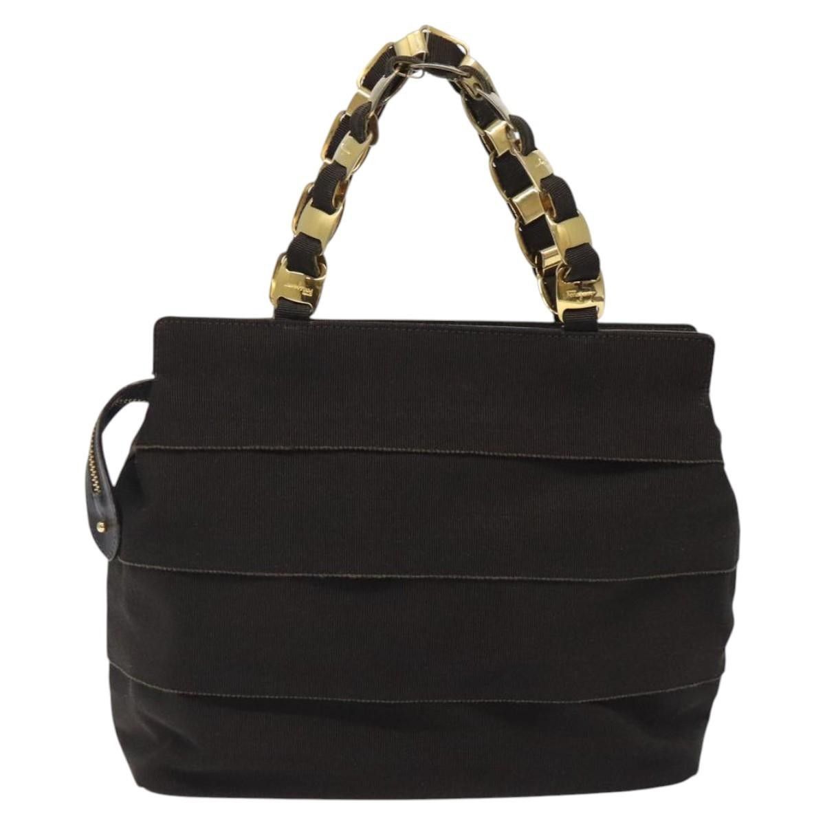 Salvatore Ferragamo Salvatore Ferragamo Vala Handbag Canvas Size ONE SIZE - 2 Thumbnail
