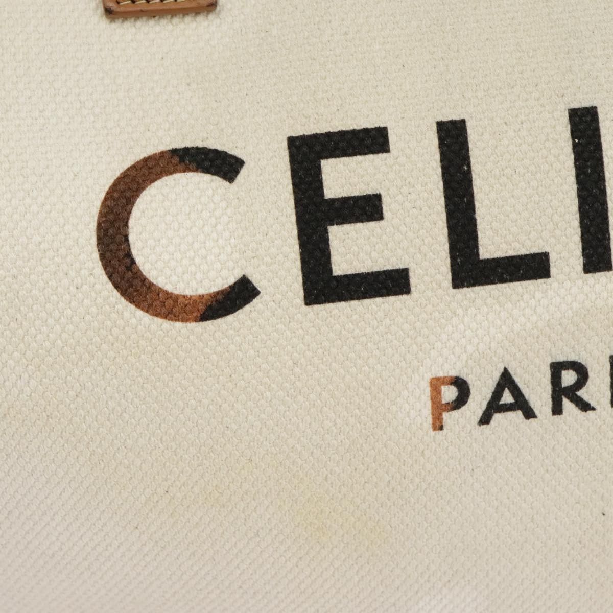 Celine Celine Horizontal Cabas Tote Canvas with Leather Size ONE SIZE - 21 Thumbnail