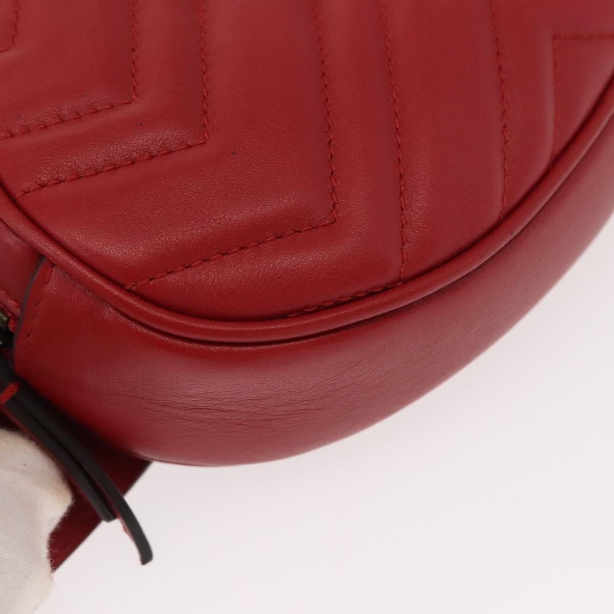 Gucci Gucci GG Marmont Belt Bag Matelasse Leather Size ONE SIZE - 10 Thumbnail