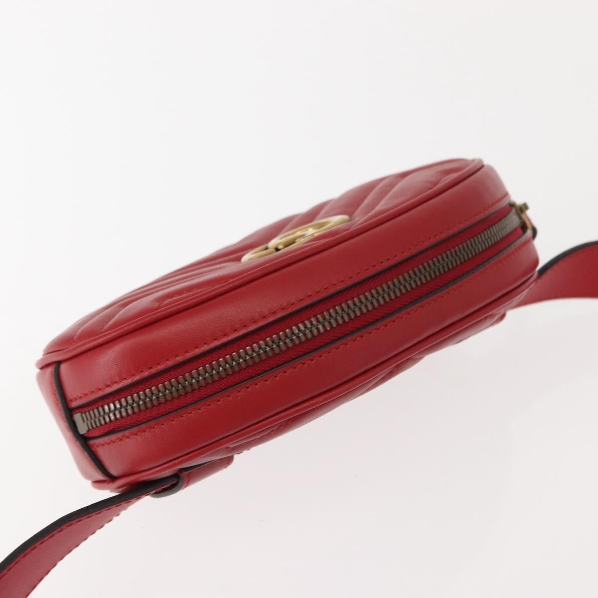 Gucci Gucci GG Marmont Belt Bag Matelasse Leather Size ONE SIZE - 18 Thumbnail
