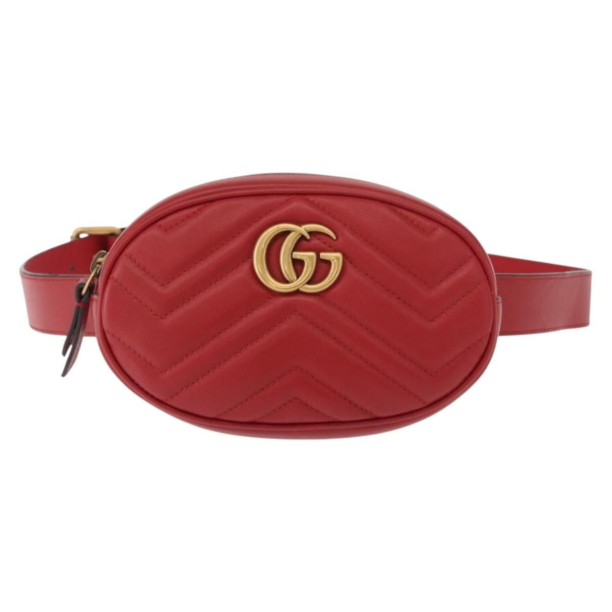 Gucci Gucci GG Marmont Belt Bag Matelasse Leather Size ONE SIZE - 23 Thumbnail
