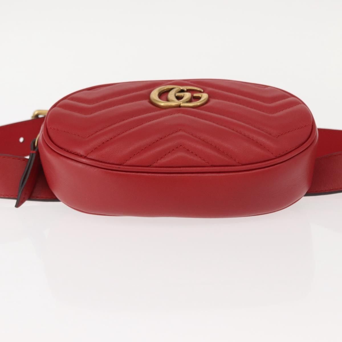 Gucci Gucci GG Marmont Belt Bag Matelasse Leather Size ONE SIZE - 22 Thumbnail