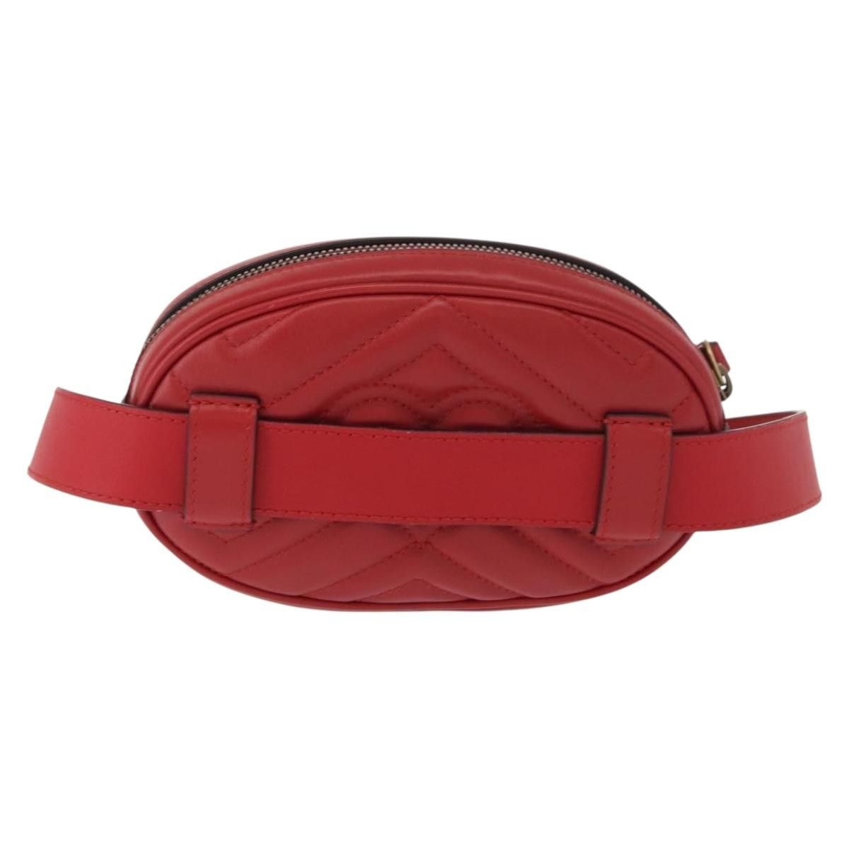 Gucci Gucci GG Marmont Belt Bag Matelasse Leather Size ONE SIZE - 2 Thumbnail