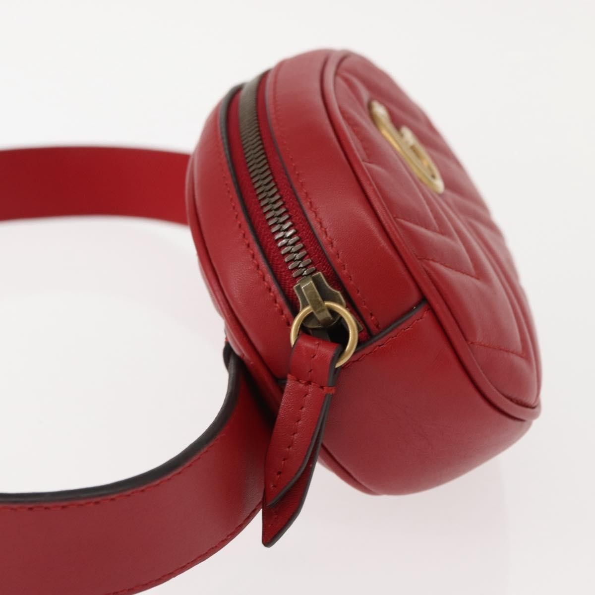 Gucci Gucci GG Marmont Belt Bag Matelasse Leather Size ONE SIZE - 4 Thumbnail