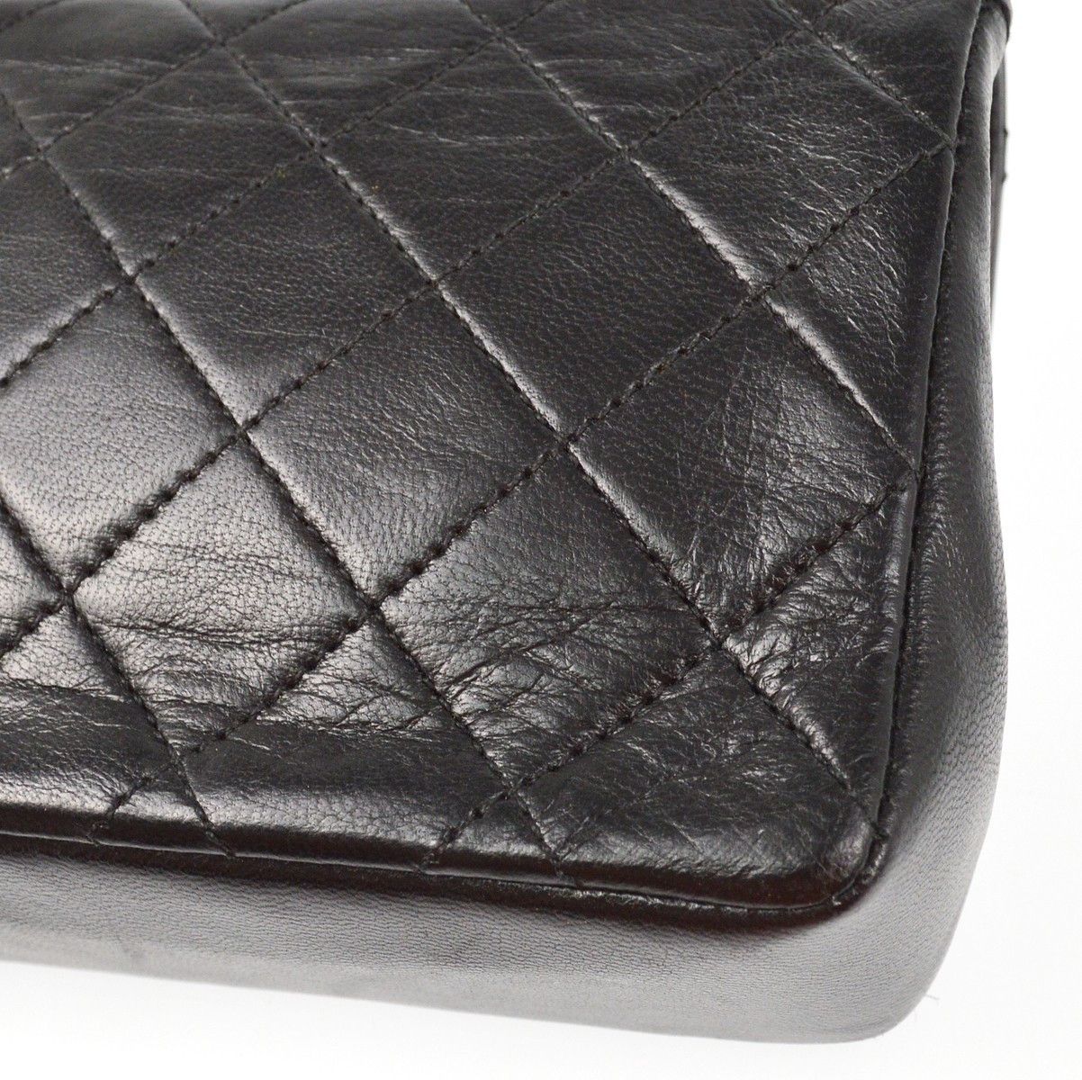 Chanel Chanel Vintage CC Chain Flap Bag Quilted Leather Size ONE SIZE - 7 Thumbnail