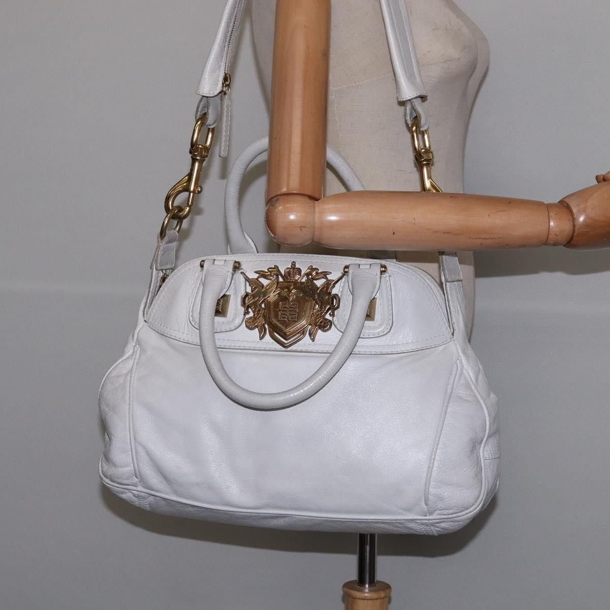 Givenchy Givenchy Vintage Handbag Leather Size ONE SIZE - 12 Thumbnail