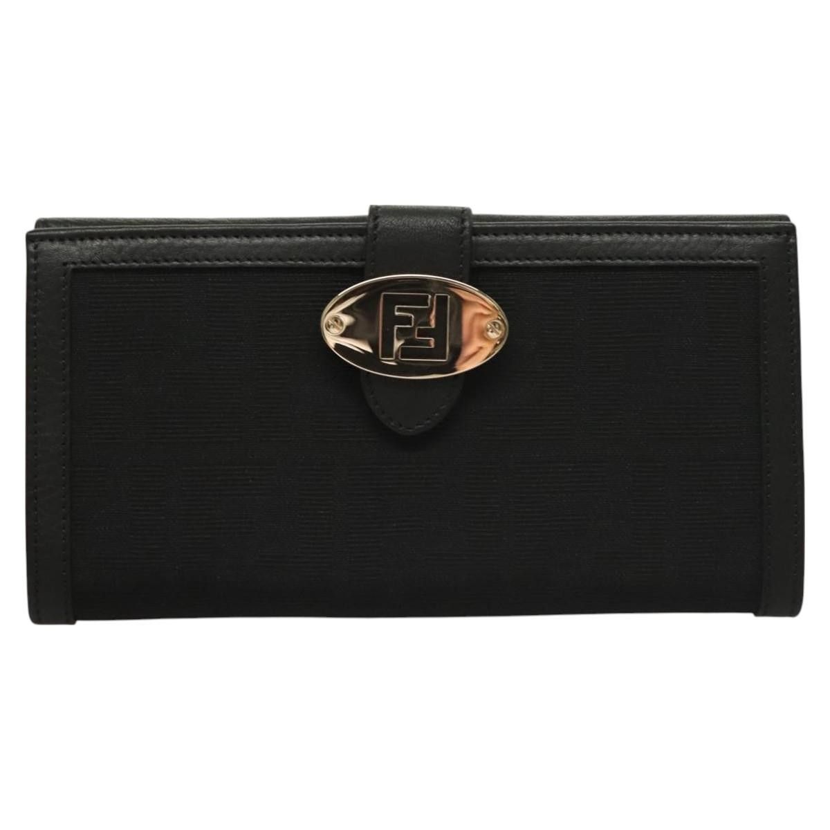 Fendi Fendi Vintage FF Flap Wallet Zucca canvas Size ONE SIZE - 20 Thumbnail
